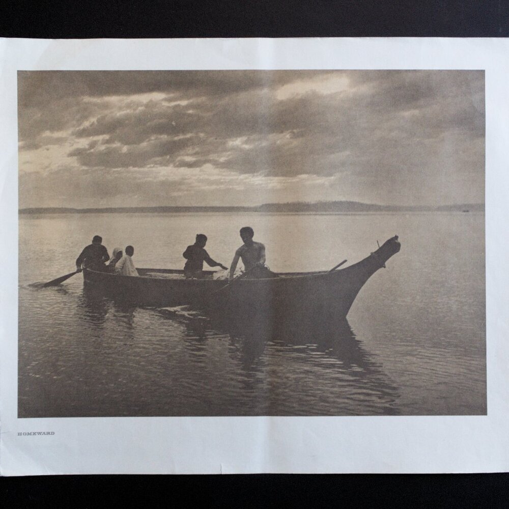 HOMEWARD #158 Edward Sheriff Curtis Print